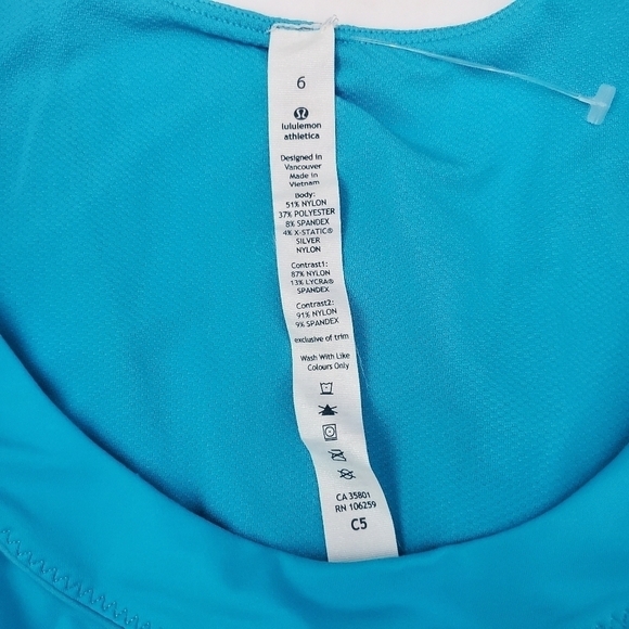 Lululemon Blue Drawstring Top - Picture 6 of 6